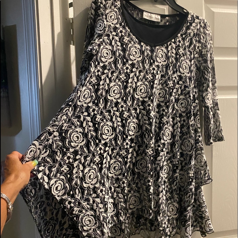 Sole dione studio USA lace long angled top xlarge